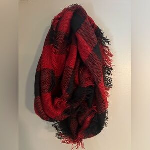 Buffalo Plaid Checkered Infinity Scarf